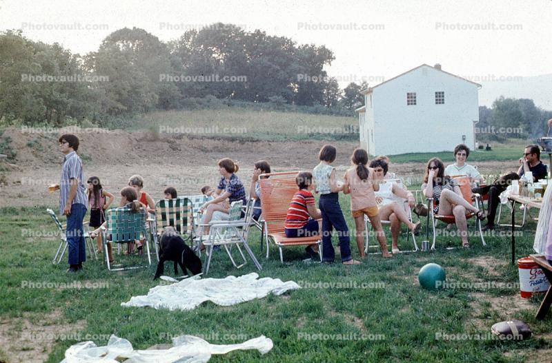 Backyard Party, Summer, Chairs