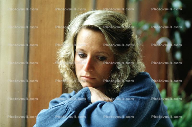 Contemplative Woman, Sad, Introspective