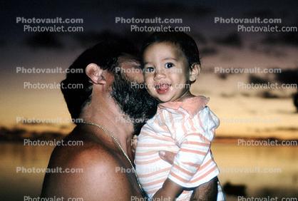 Father, Daughter, Moorea Island