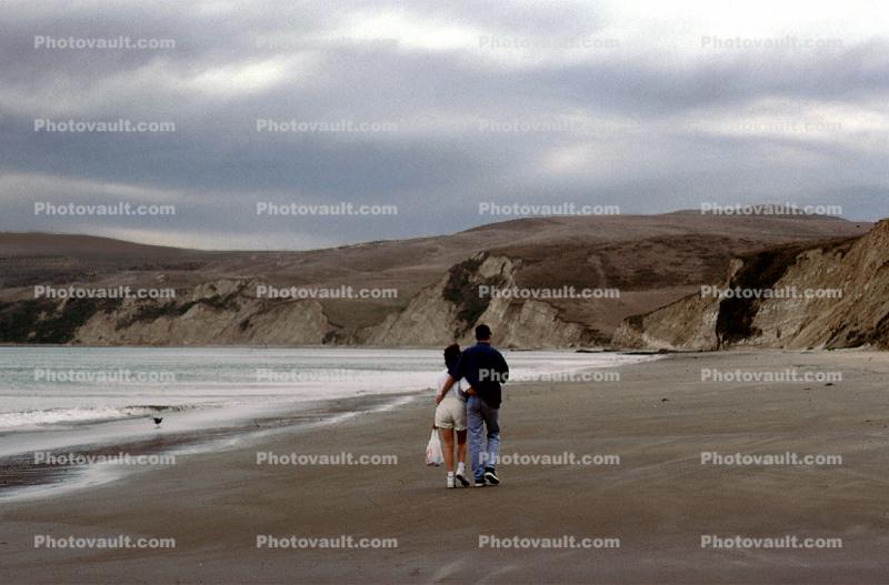 Beach, Couple, caressing