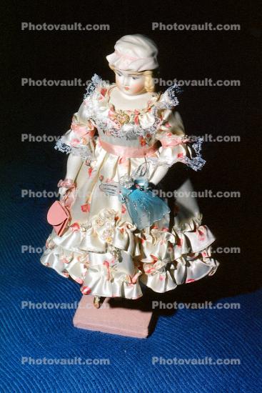 Female, Dress, Victorian Porcelain Doll