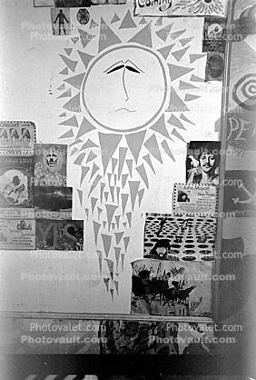 The Bewildered Sun, Posters, Boys bedroom, 1960s, San Diego, California, Loma Portal, My Room, psyscape