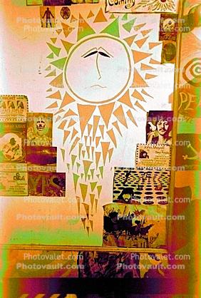 The Bewildered Sun, Boys bedroom, 1968, 1960s, San Diego, California, Loma Portal, My Room, Posters, psyscape