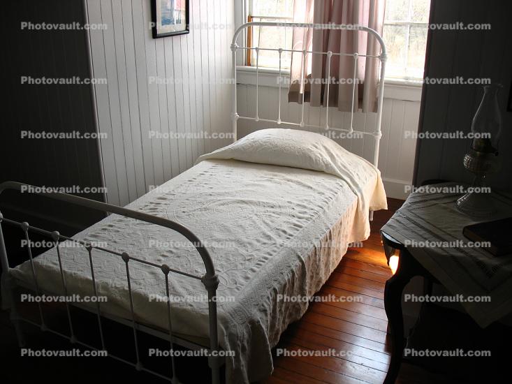 Bed, Window, Pillows, Blanket
