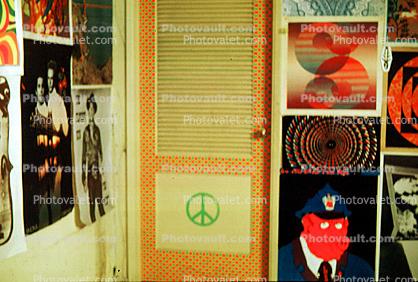 Boys bedroom, 1960s, San Diego, California, Loma Portal, My Room, Posters, psyscape