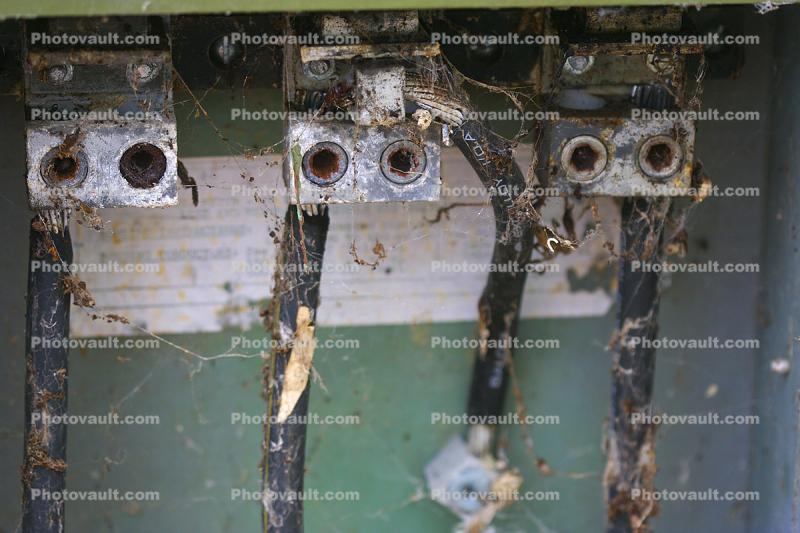 Corroding Electrical Connectors, decay, fire hazard, danger