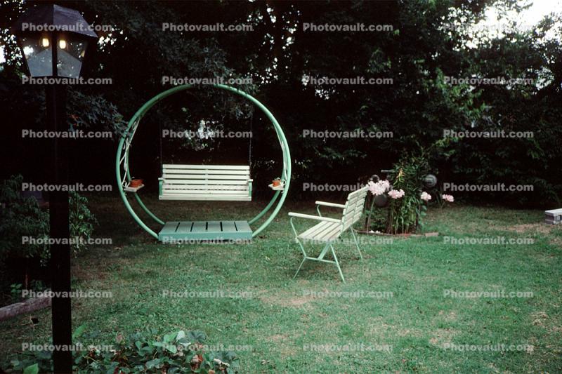 Circular Floating Swing, Bench, Chair, Backyard