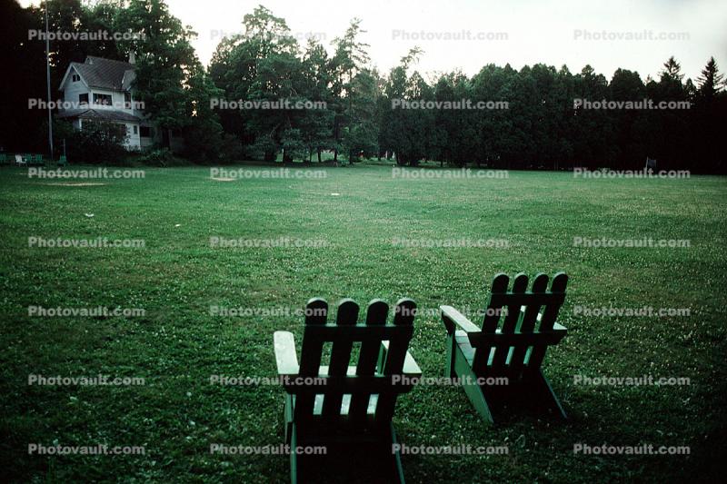 lawn chairs, Backyard, Grass, Lawn