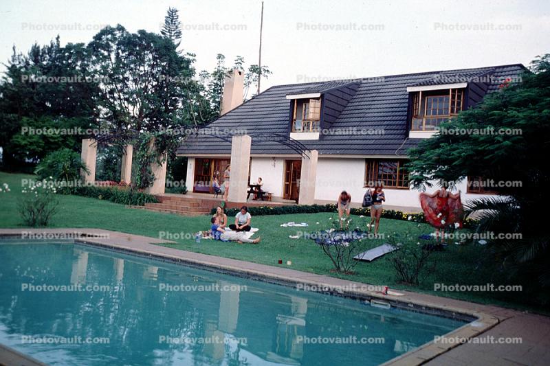 Pool, backyard, lawn, home, house, Manzini, Swaziland