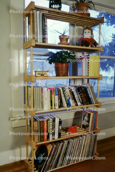 bookshelf, books