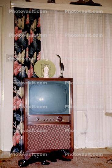 Television, TV, curtain, 1960s