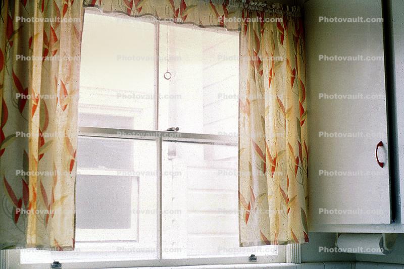 Curtains, Kitchen Window, 1950s