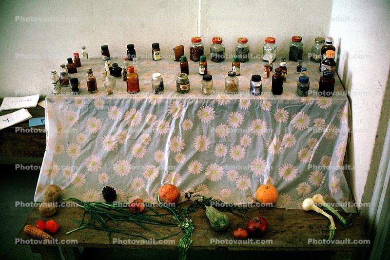 Jars, Daisy Tablecloth, 1974