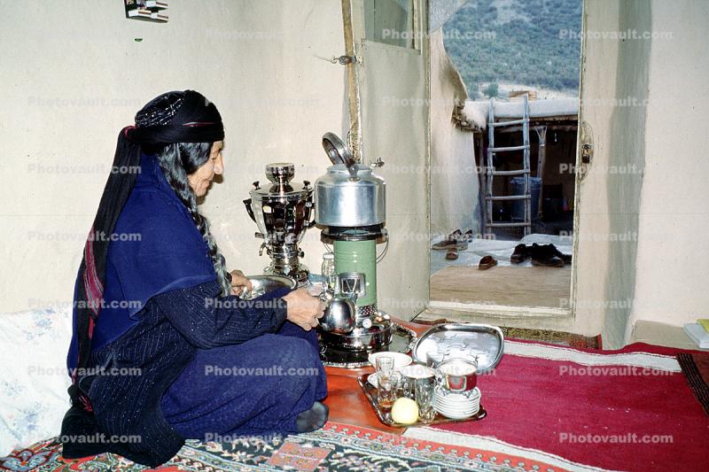 Woman Making Tea