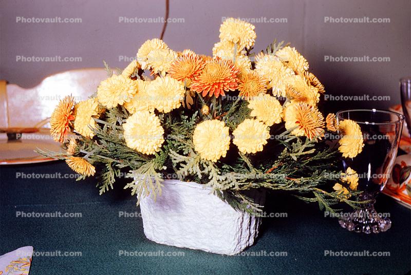 ugly flower arrangement, November 1955