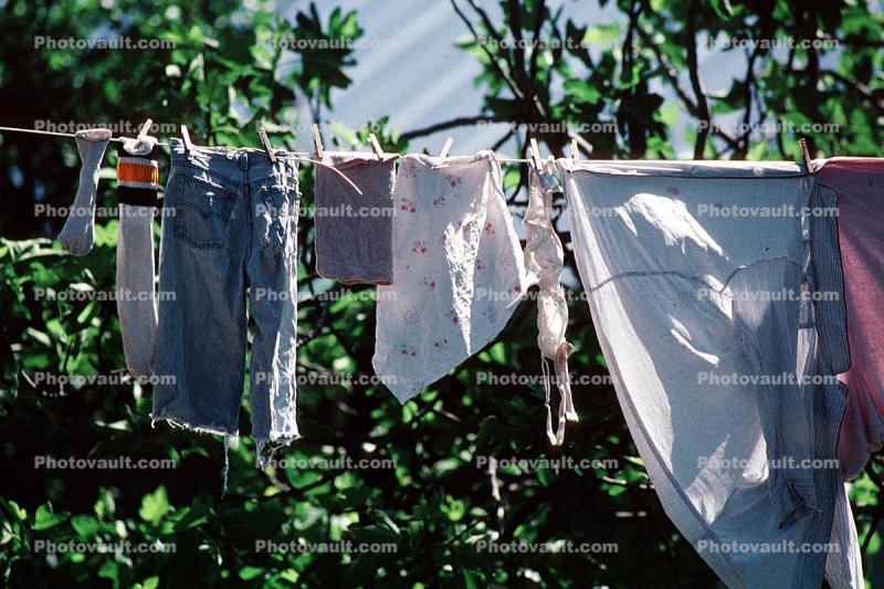 Drying Line, Clothes Pin, Washingline, Hanging clothes, drying