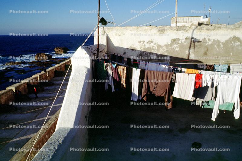 clothesline, Washingline, Essaouira, Morocco