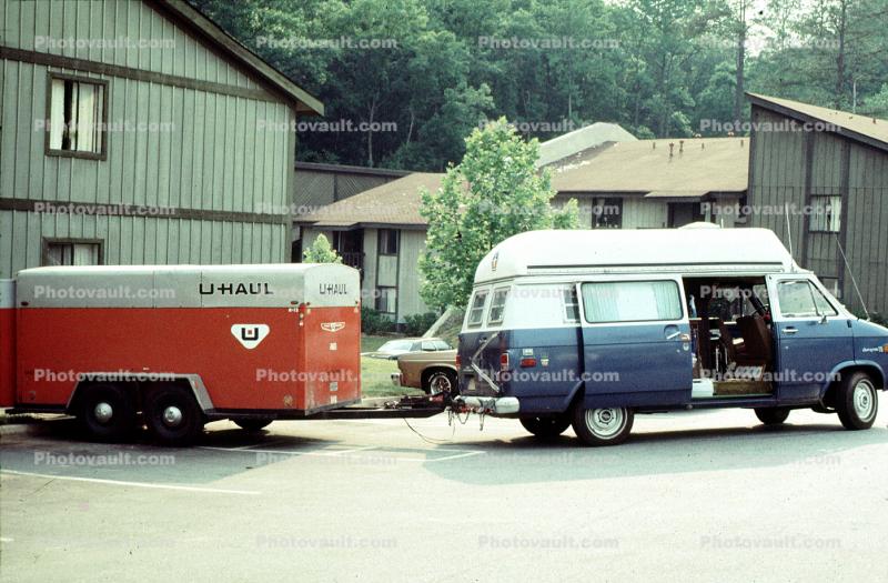 U-Haul Trailer, Van, Houses