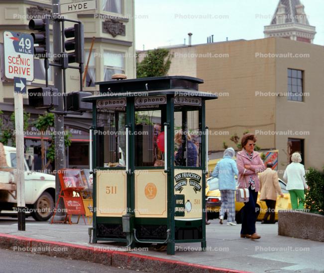 Cable Car Phone Booth