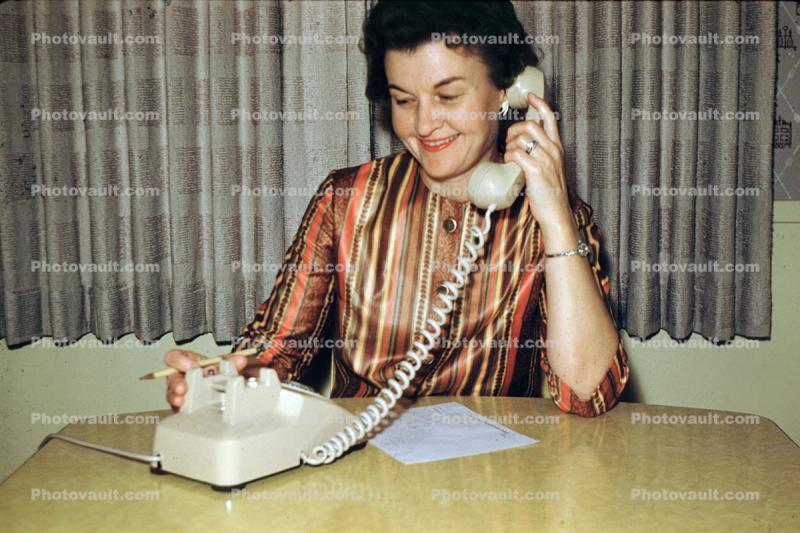 Woman on the Phone, 1960s