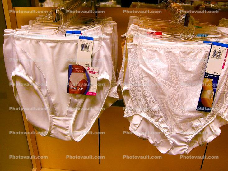 Store Display, Racks, Nylon Panties Images, Photography, Stock