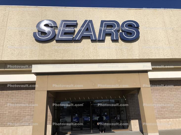 Sears Department Store, Entrance Signage