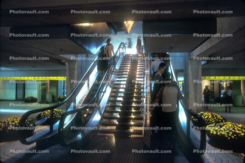 Shopping Mall, Escalator, Steps, Stairs