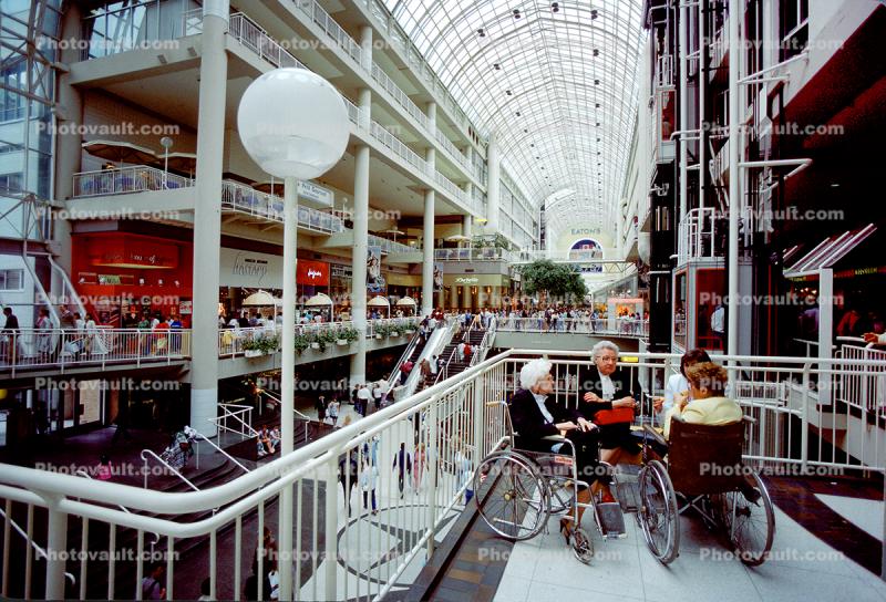 Eatons, galleria, Shopping Mall, stores, interior, inside, indoors, shoppers