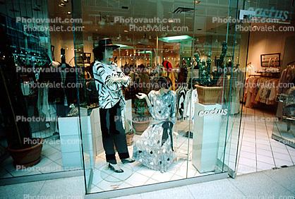 Eatons, Shopping Mall, clothing store, interior, inside, indoors, window display