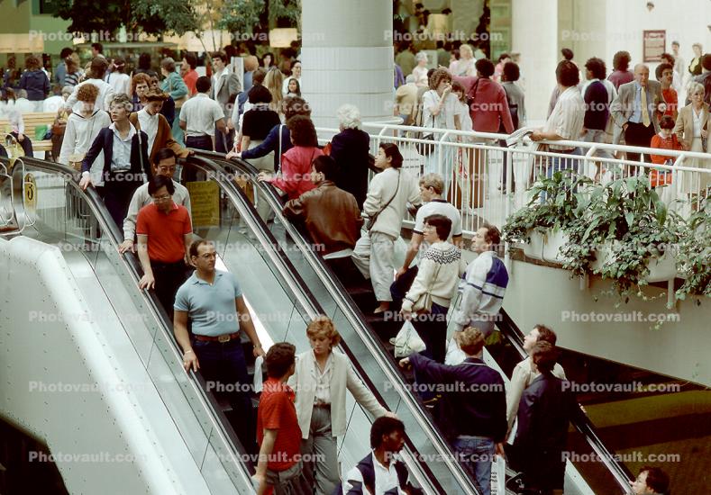 escalator, Eatons, Mall
