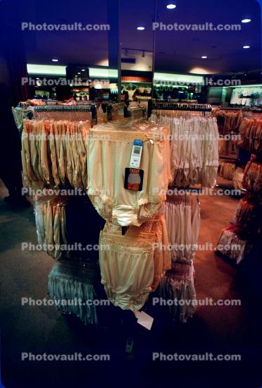 Underwear, Store Display Racks, Shopping Mall, interior, inside, indoors