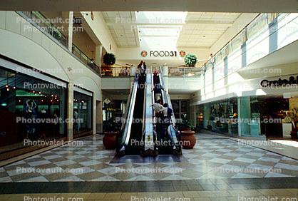 escalator, Mall