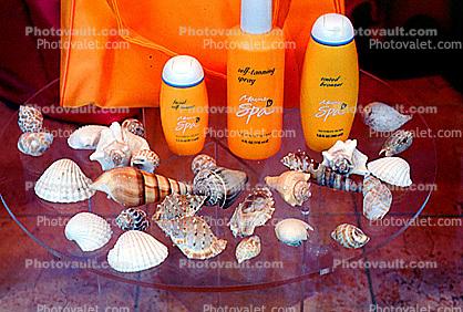 Shells, Spa, Bottles