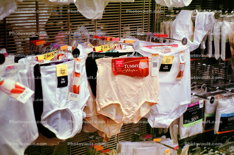 Underwear, Store Display, Racks, Panty briefs, fcp panties Images,  Photography, Stock Pictures, Archives, Fine Art Prints
