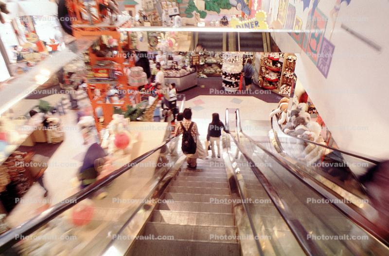 Escalator, Departent Store, mall