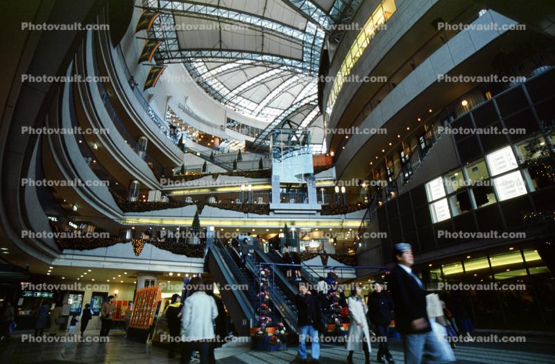 Shopping Mall Interior, Escalator