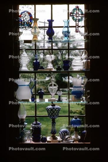 Window-Display, Glass, Glassware, Window-Shop, Store, Cape Cod