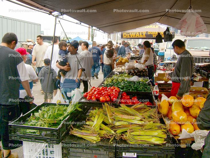 Corn, Vegetables, Food Market, New Maxwell Street Market, Flea Market