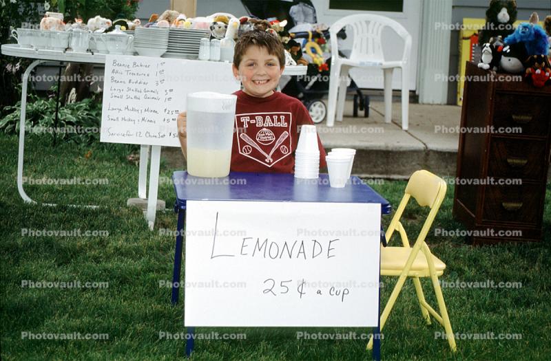 Lemonade Stand, boy, business, capitolism, capitalism