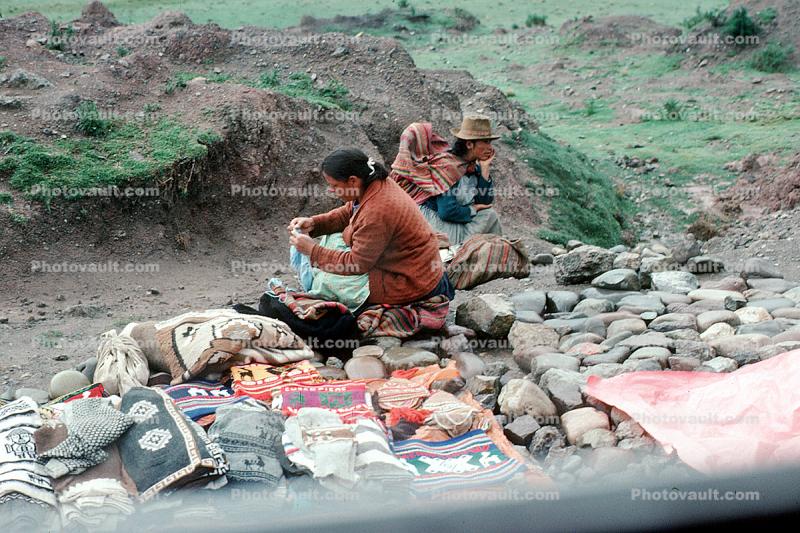 Woman Vendor, Trinkets, Lima Peru