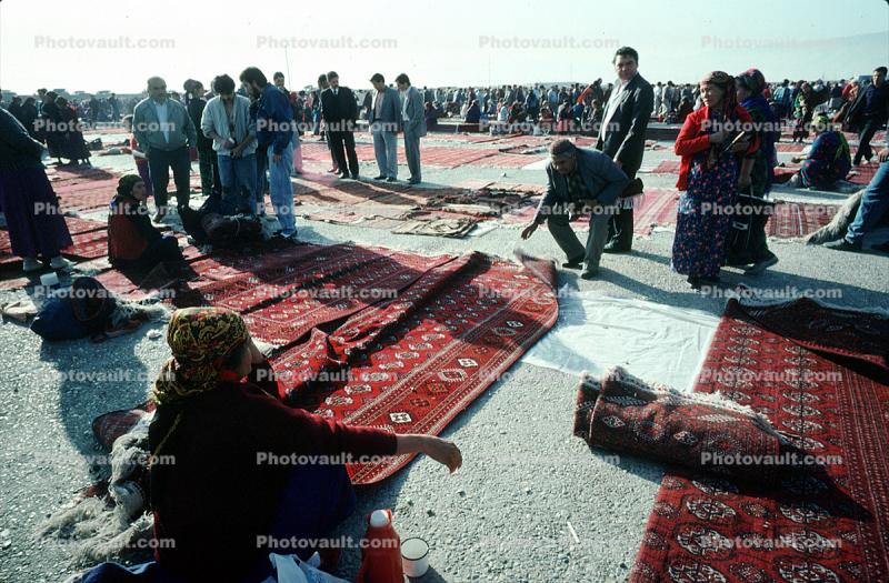 Rug Merchant, Carpet, Tashkent Turkmenistan