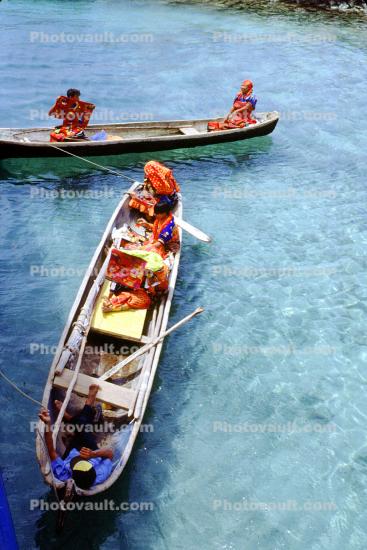boats, dugout canoe, water, Panama