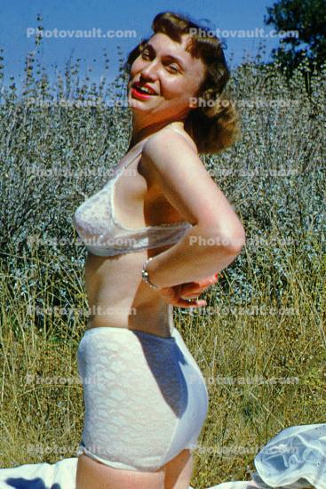 Adriana, Girdle, Woman, Bra, Panty Girdle, Striptease, Retro, undressing,  1950s Images, Photography, Stock Pictures, Archives, Fine Art Prints
