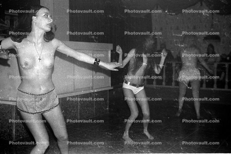 Stripper, gogo, go-go dancer, 1950s