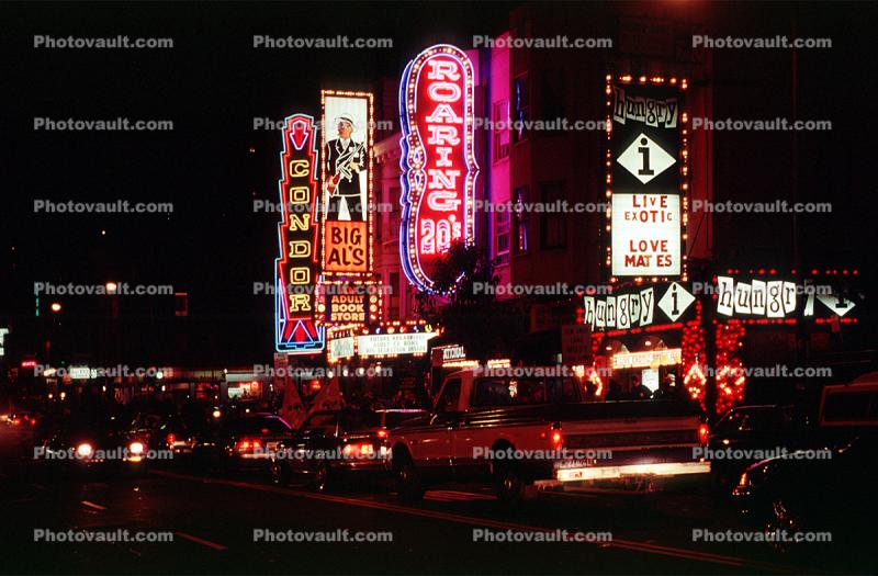 Strip Clubs, North-Beach, San Francisco, Hungry-i, Big Al's, Condor Club, 1950s