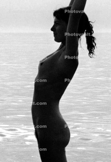 Female, at the Beach, Woman, 1960s