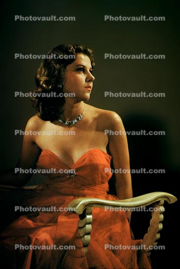 Woman, Formal Dress, Necklace