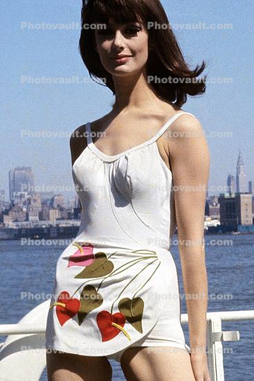 Woman, Mod, Female, Skirt, Model, Modeling, Pretty, 1960s