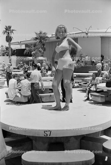 Woman in Full Cut Panties bikini, 1960s