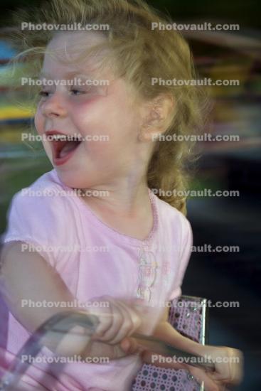 Laughing Girl, Fun Ride, Marin County Fair